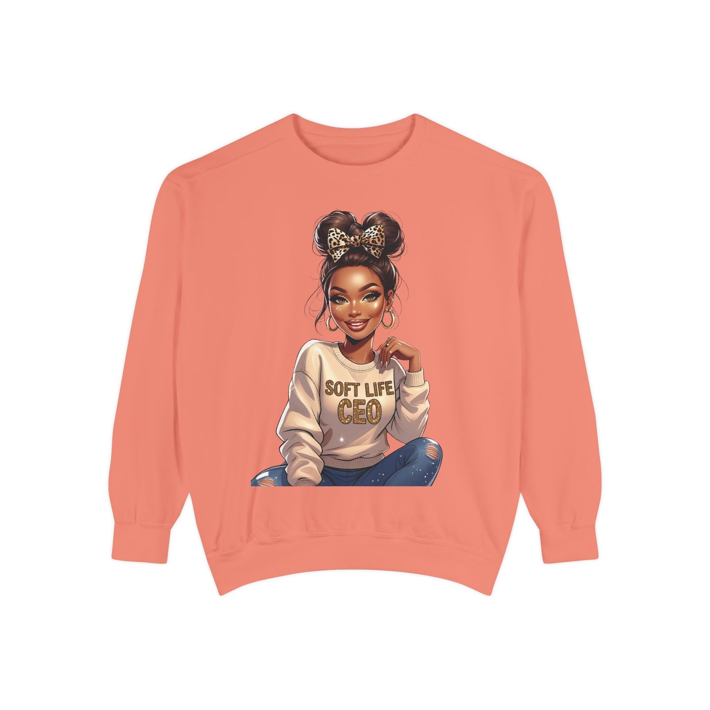 Soft Ceo Life Garment-Dyed Sweatshirt
