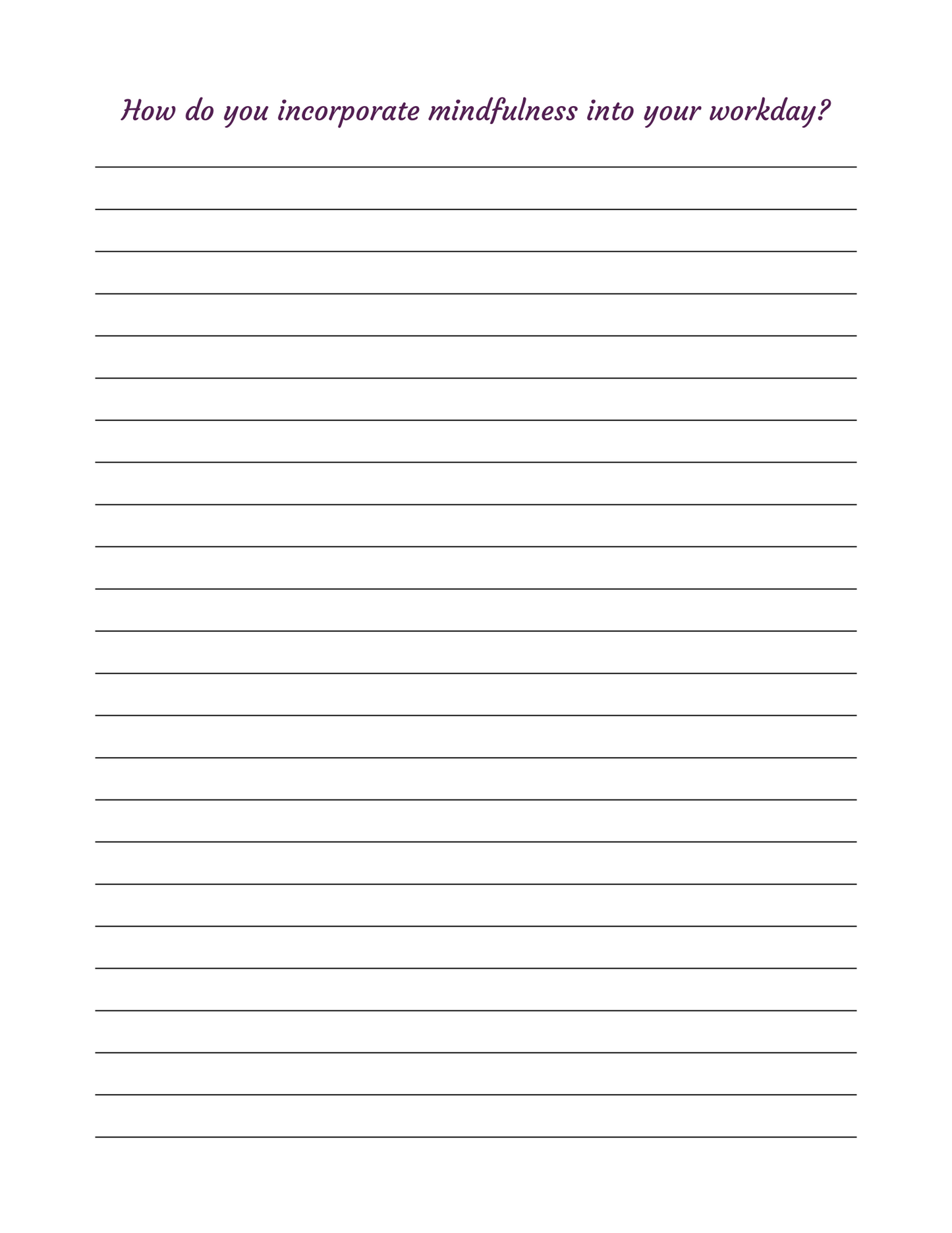 Flawed & Fully Here - 30 Day Mindfulness Journal