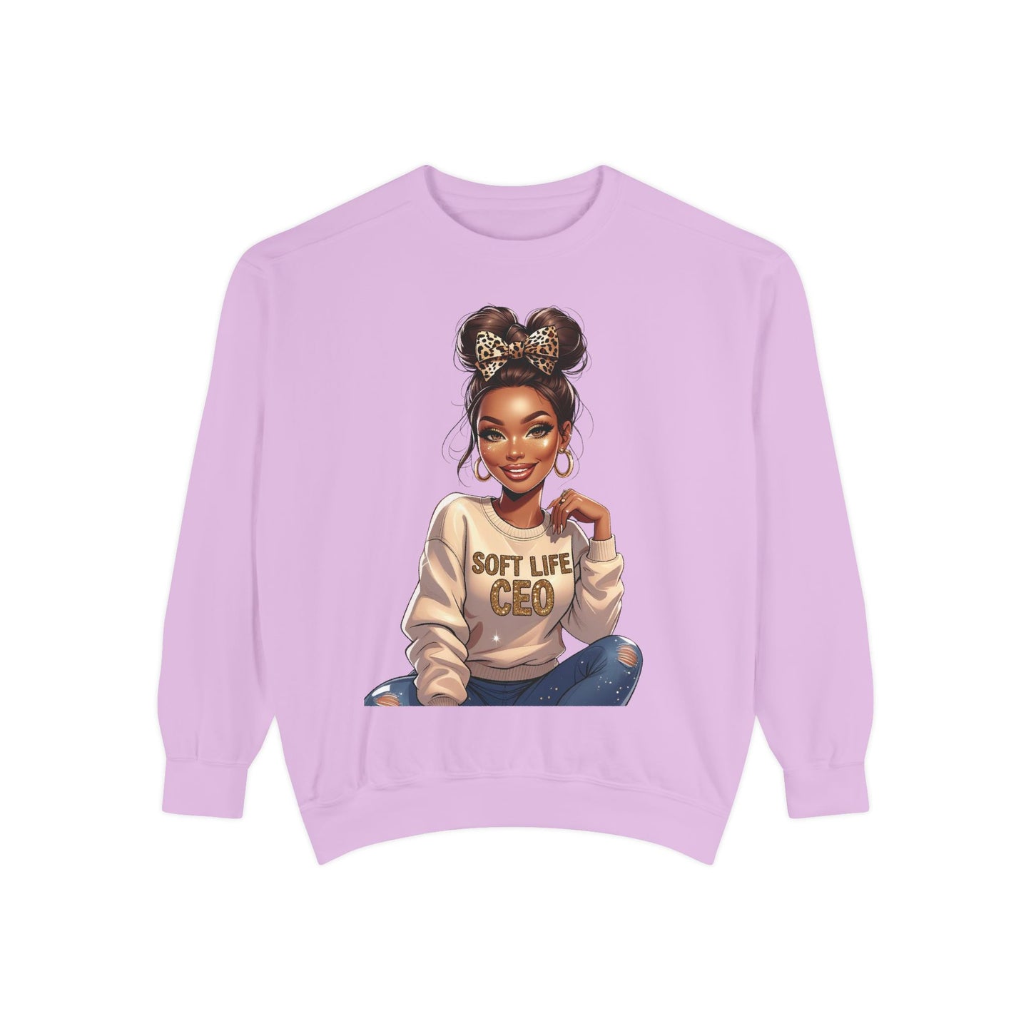 Soft Ceo Life Garment-Dyed Sweatshirt