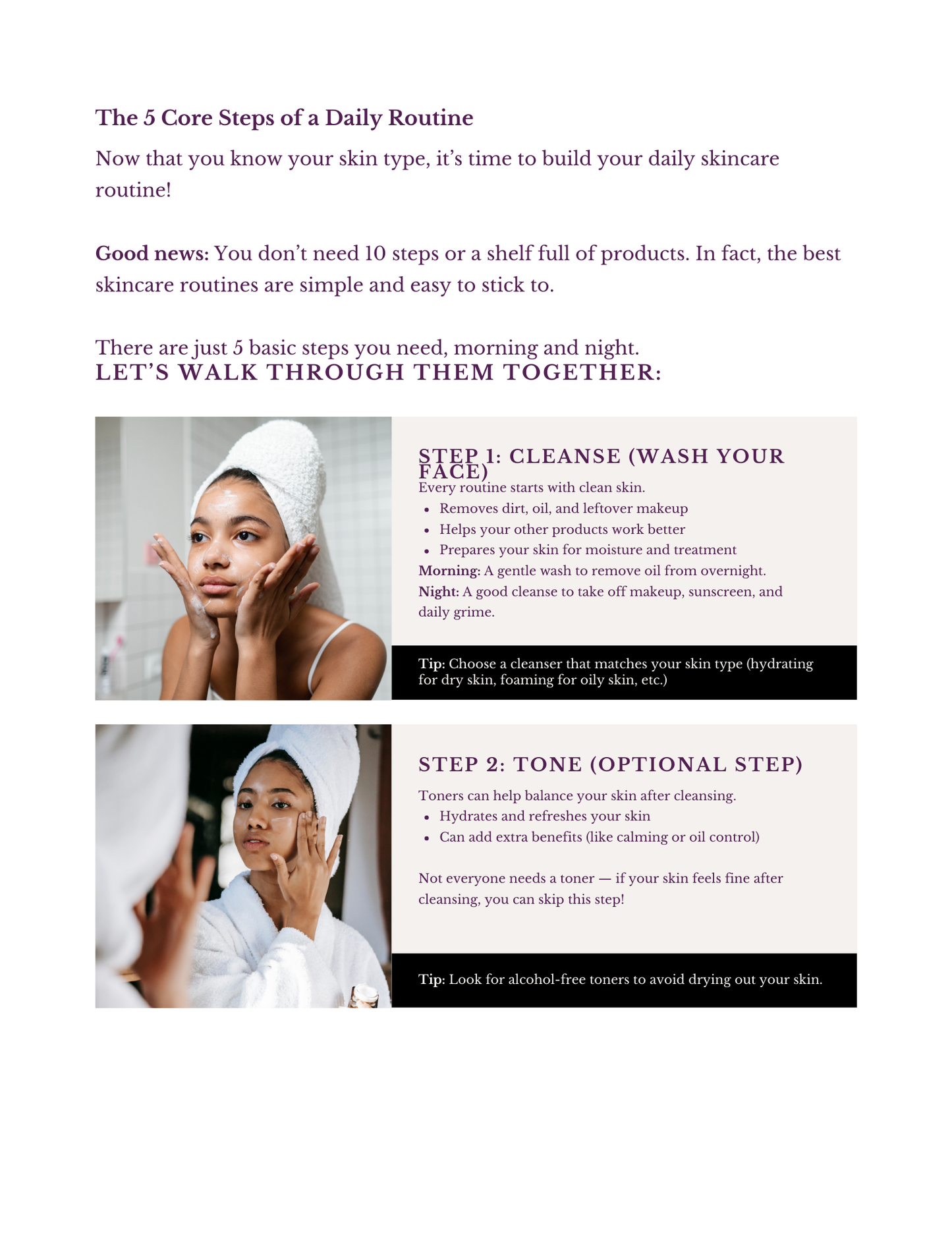 The Empowered Glow Guide for women 30+