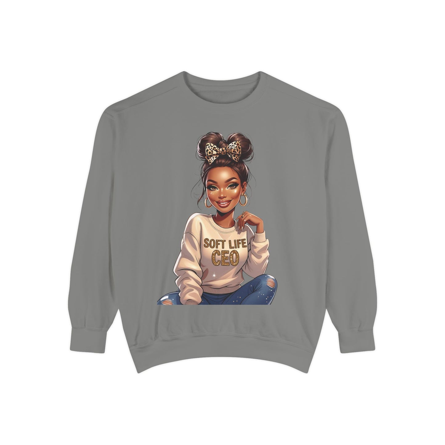Soft Ceo Life Garment-Dyed Sweatshirt