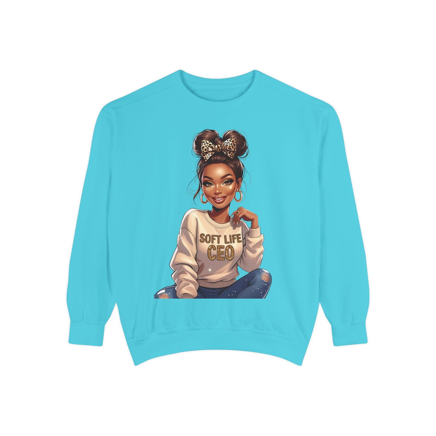 Soft Ceo Life Garment-Dyed Sweatshirt