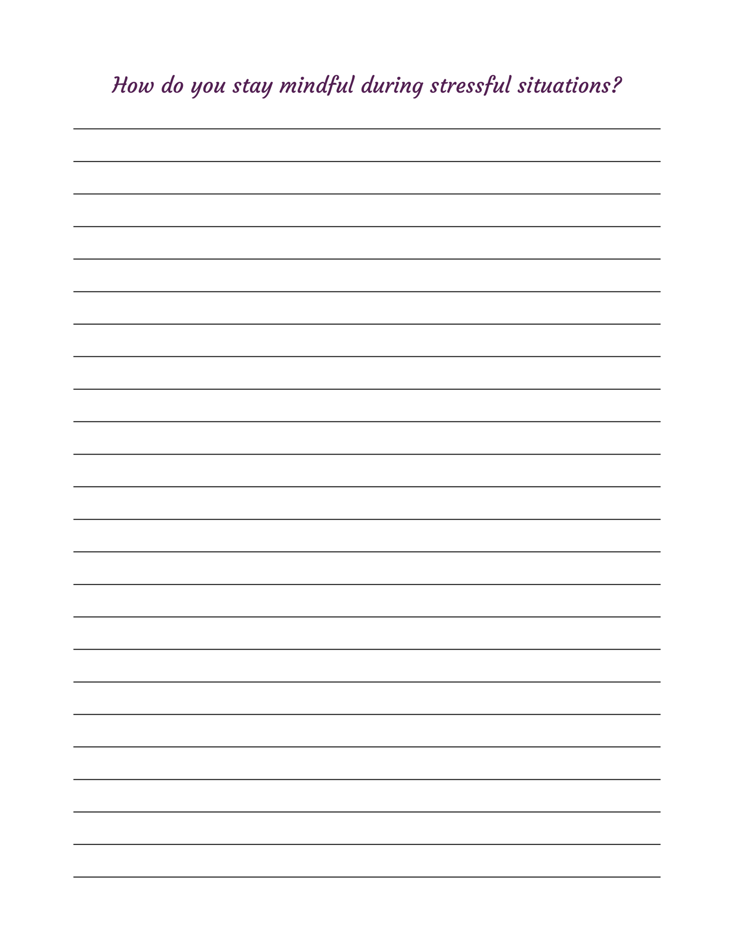 Flawed & Fully Here - 30 Day Mindfulness Journal
