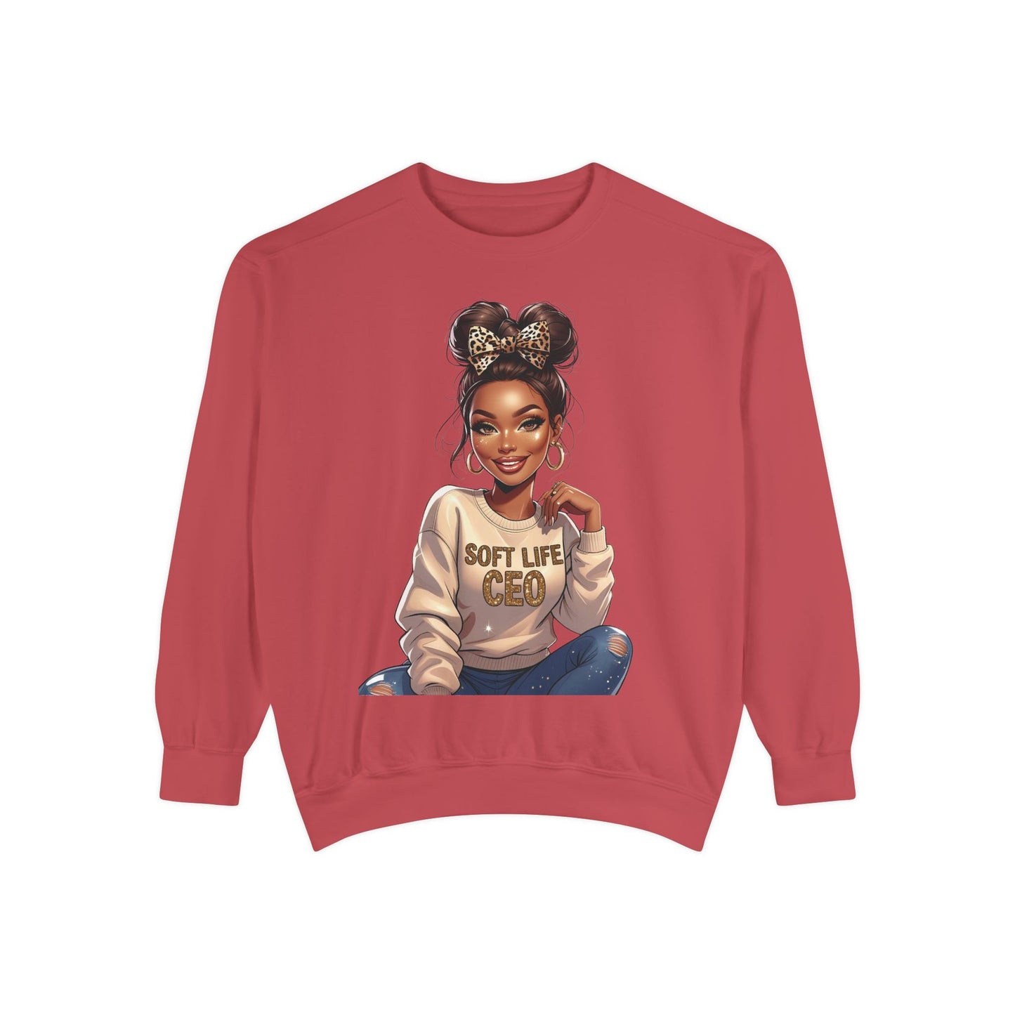 Soft Ceo Life Garment-Dyed Sweatshirt