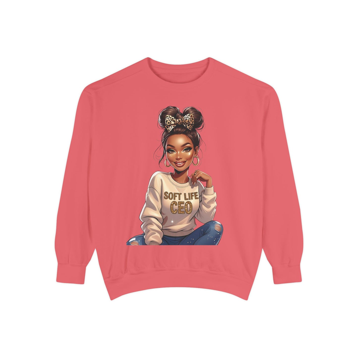 Soft Ceo Life Garment-Dyed Sweatshirt