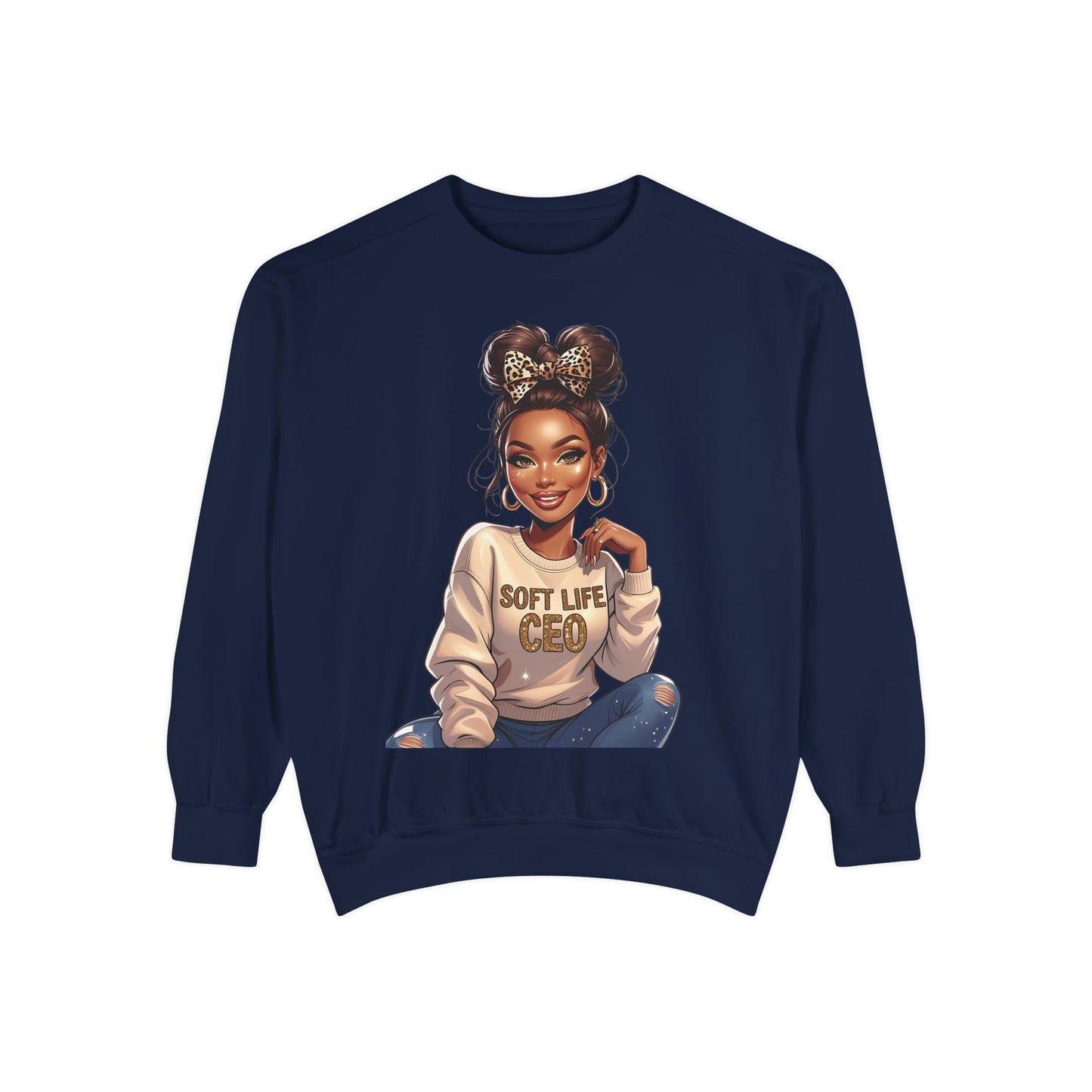 Soft Ceo Life Garment-Dyed Sweatshirt