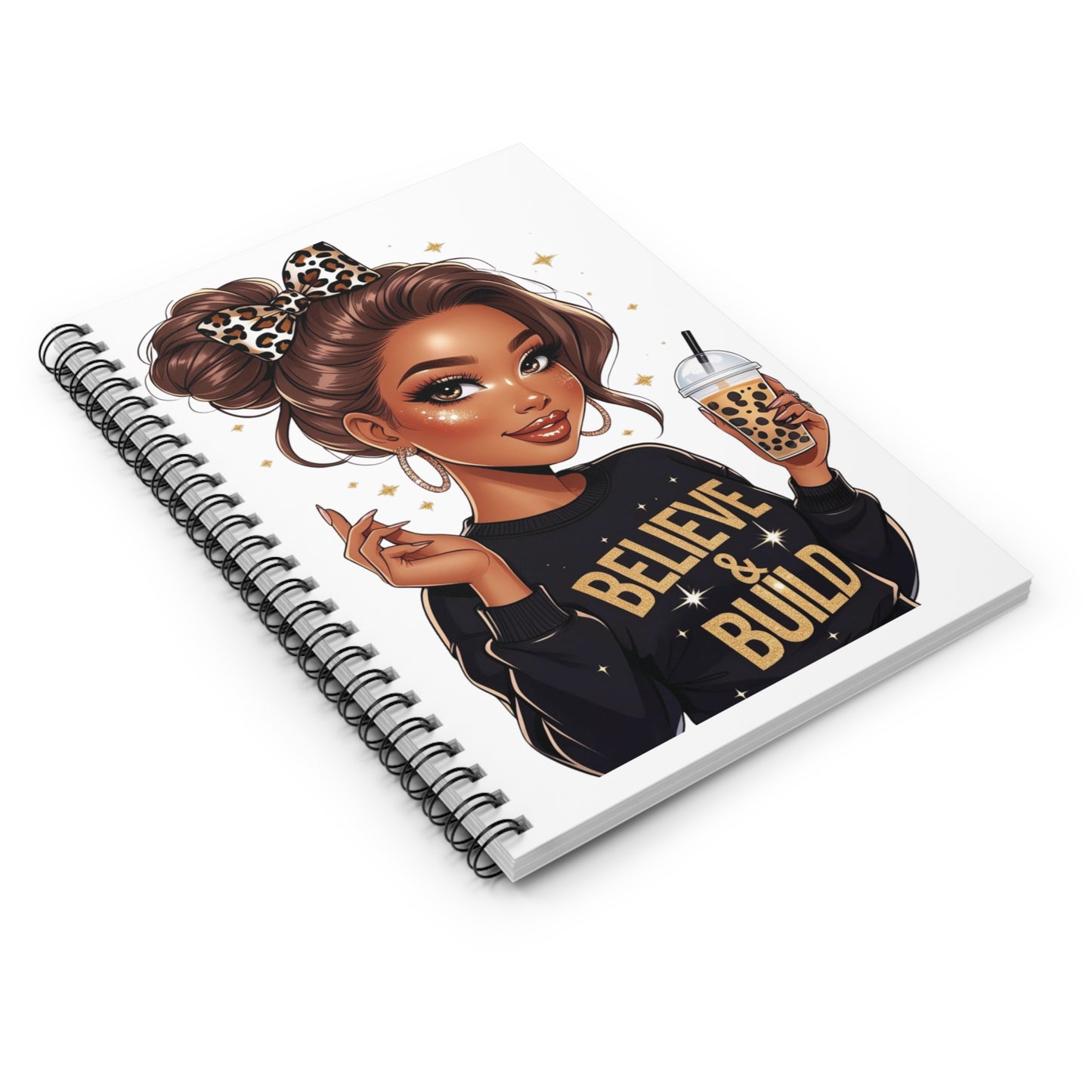 Spiral Notebook - Believe & Build, Inspirational Journal