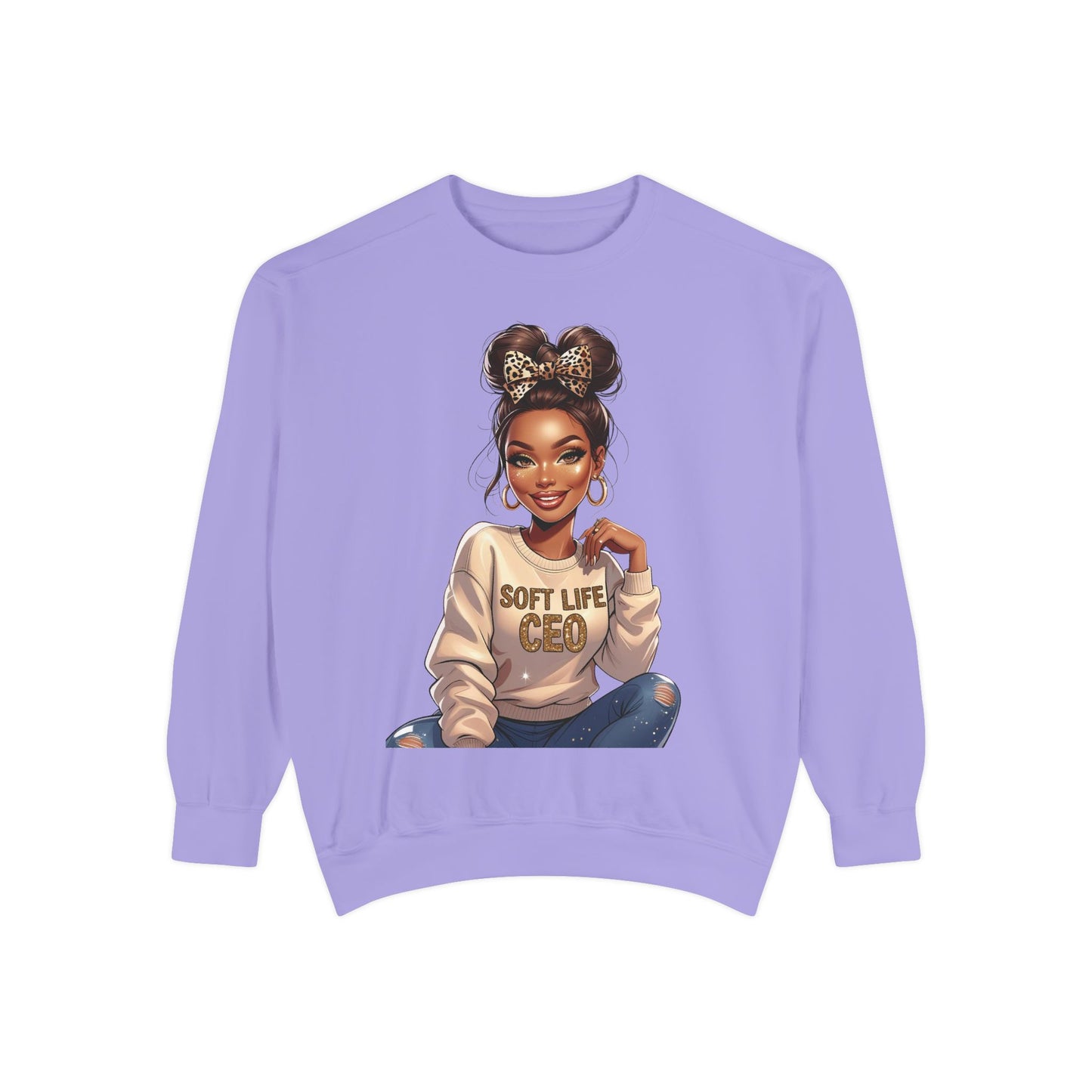 Soft Ceo Life Garment-Dyed Sweatshirt