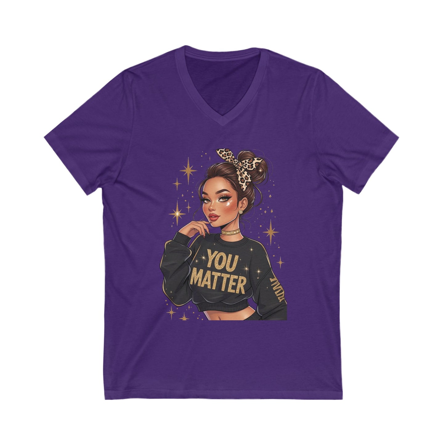 Empowering You Matter V-Neck Tee, Casual Unisex T-Shirt, Inspirational Gift, Positive Affirmation Apparel, Everyday Wear, Thoughtful [...]