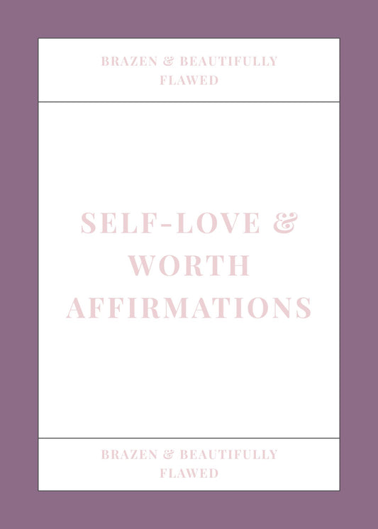 50 Brazen & Beautifully Flawed Affirmation Cards