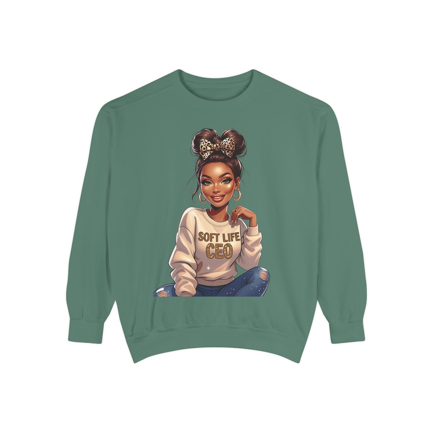 Soft Ceo Life Garment-Dyed Sweatshirt