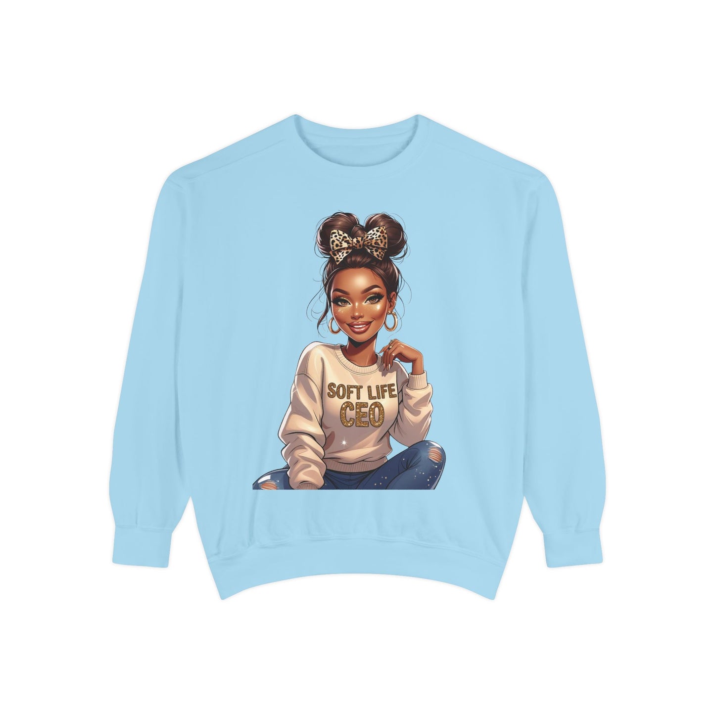 Soft Ceo Life Garment-Dyed Sweatshirt