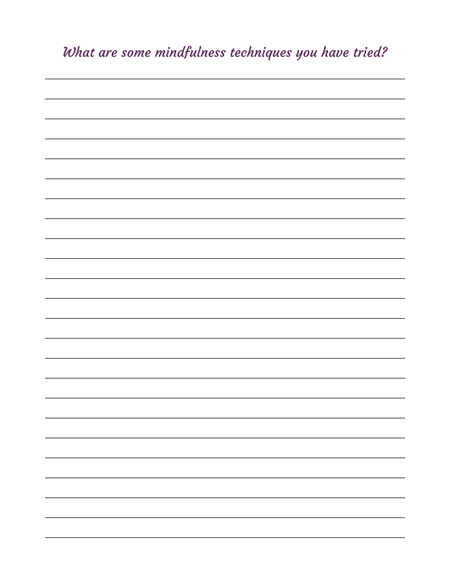 Flawed & Fully Here - 30 Day Mindfulness Journal