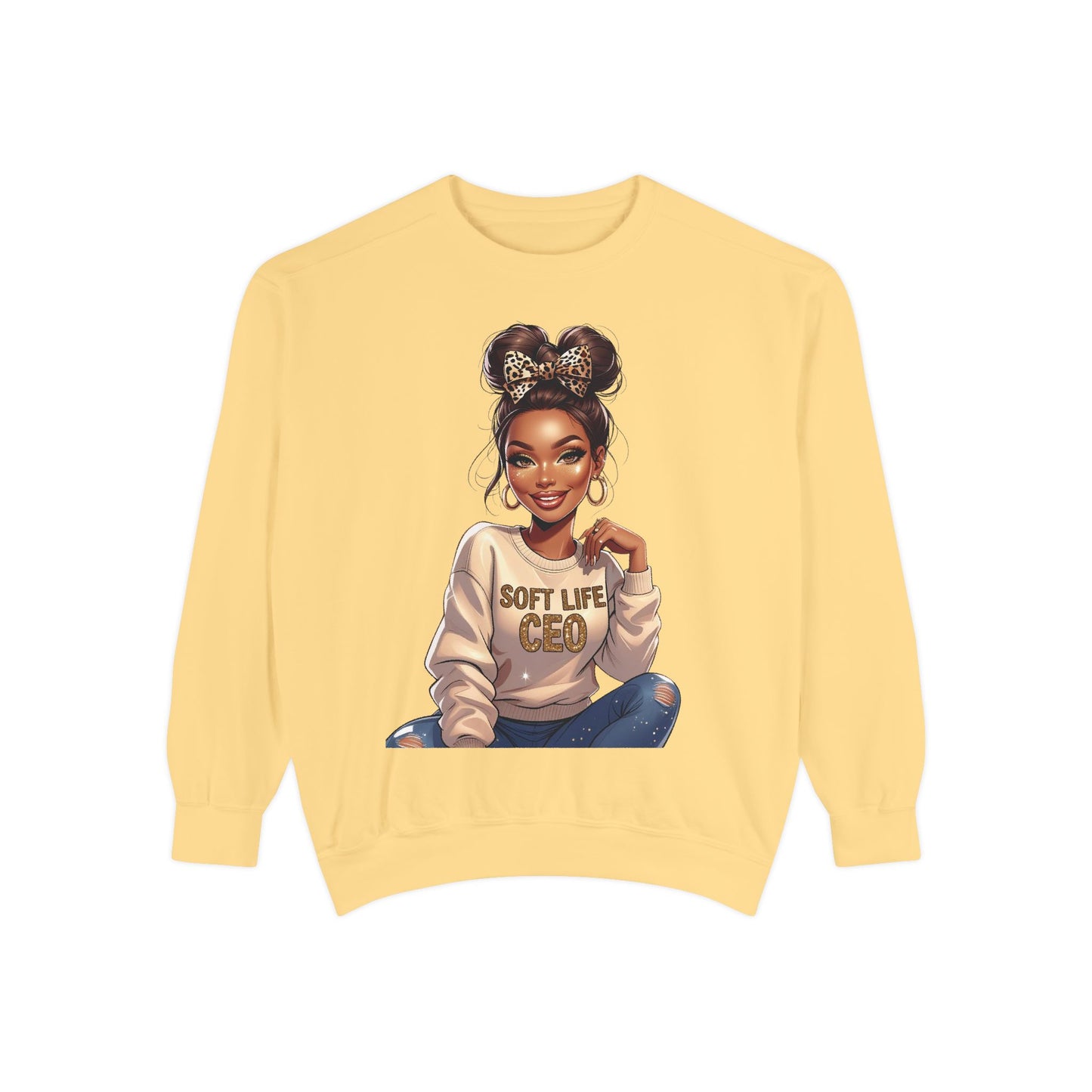 Soft Ceo Life Garment-Dyed Sweatshirt