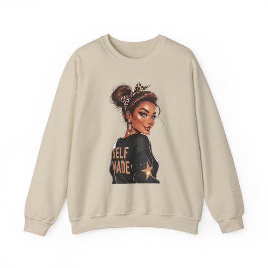 Self Made Crewneck Sweatshirt, Empowerment Gift