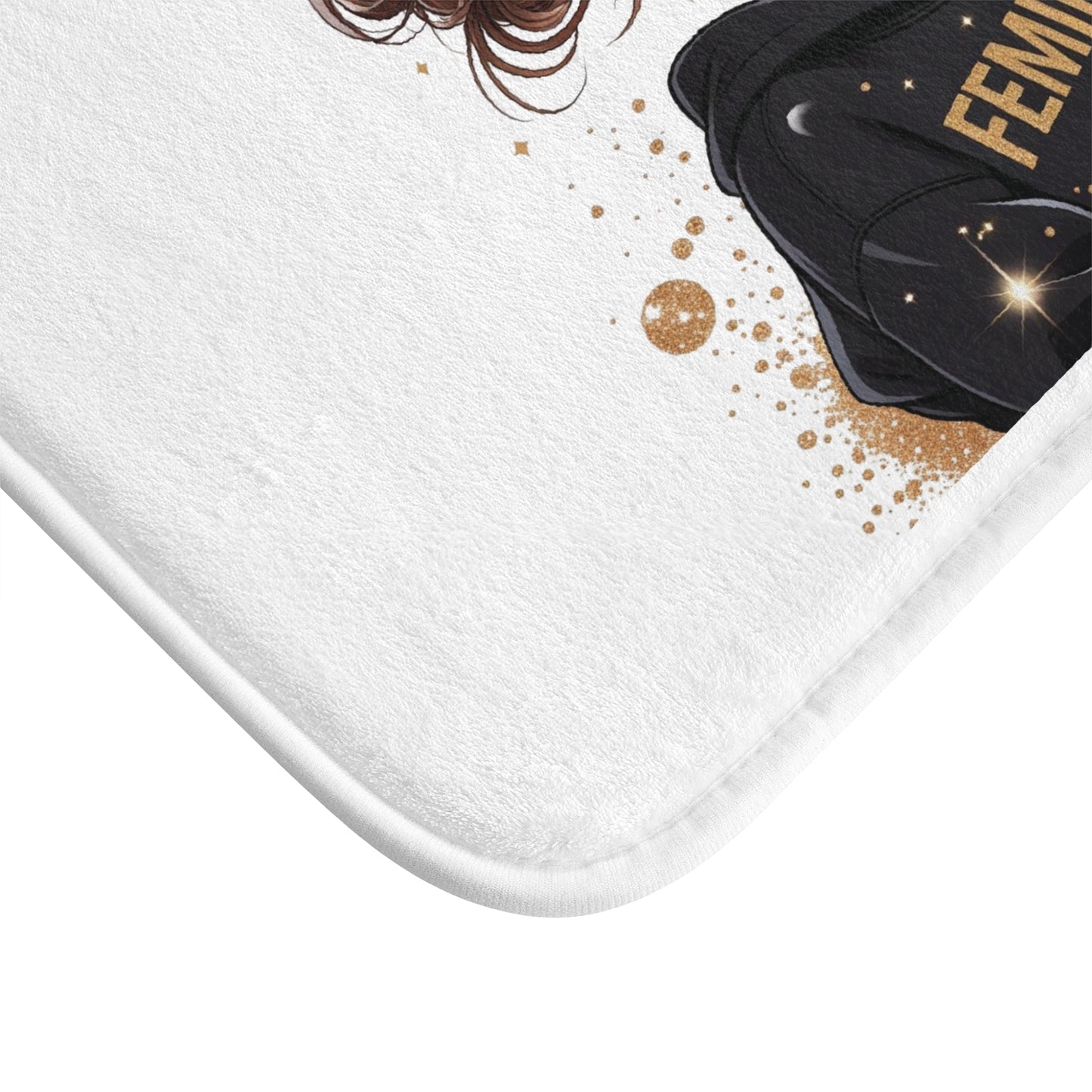 Feminine & Fierce Bath Mat - Stylish Bathroom Decor